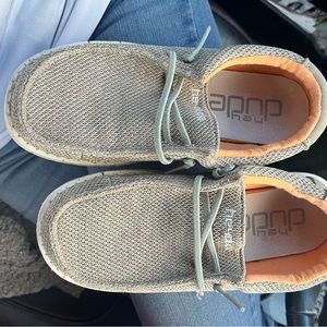 Boys hey dude shoes. Sz 2. Barely worn.